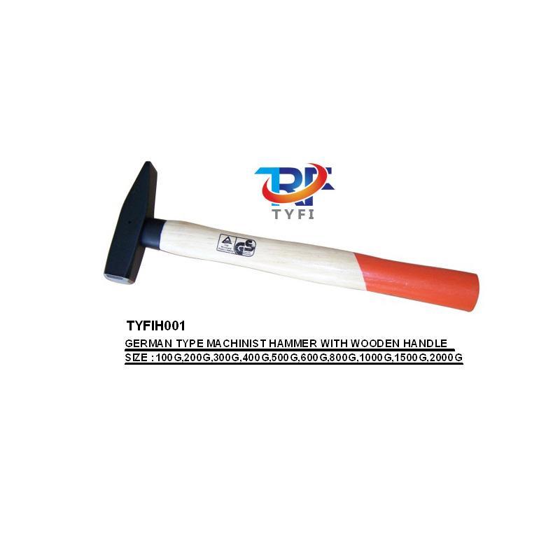 木柄钳工锤