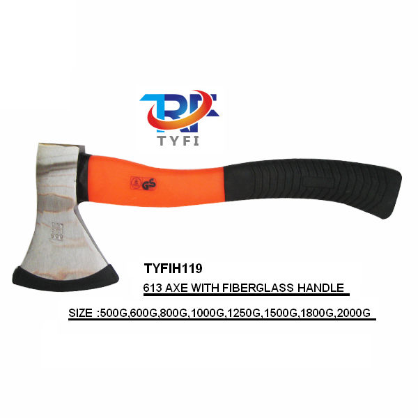 A613 半包塑柄把斧 全抛光头
