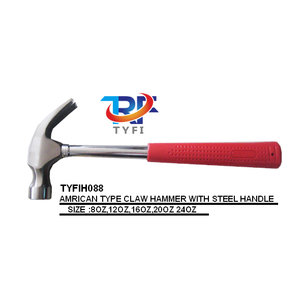 钢柄美式羊角锤