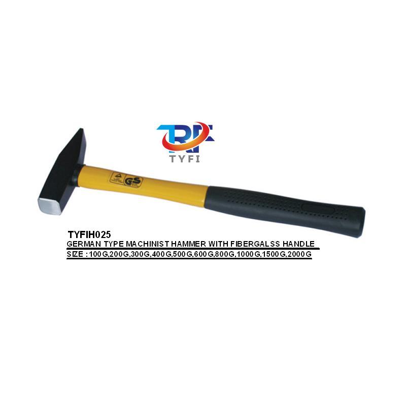 德式钳工锤  半包塑柄