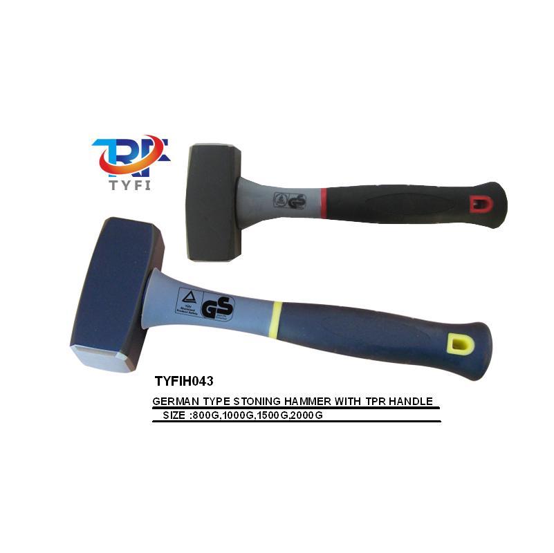 TPR柄德式石工锤