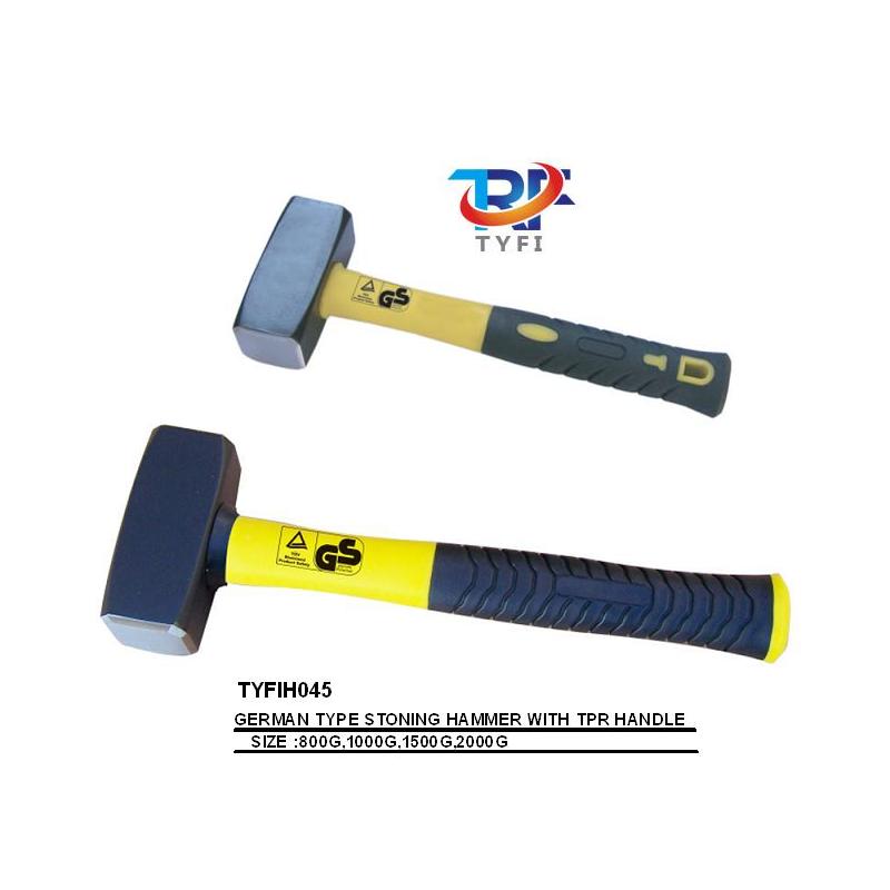 TPR柄德式石工锤