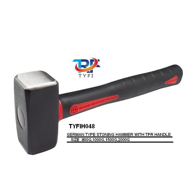 TPR柄德式石工锤