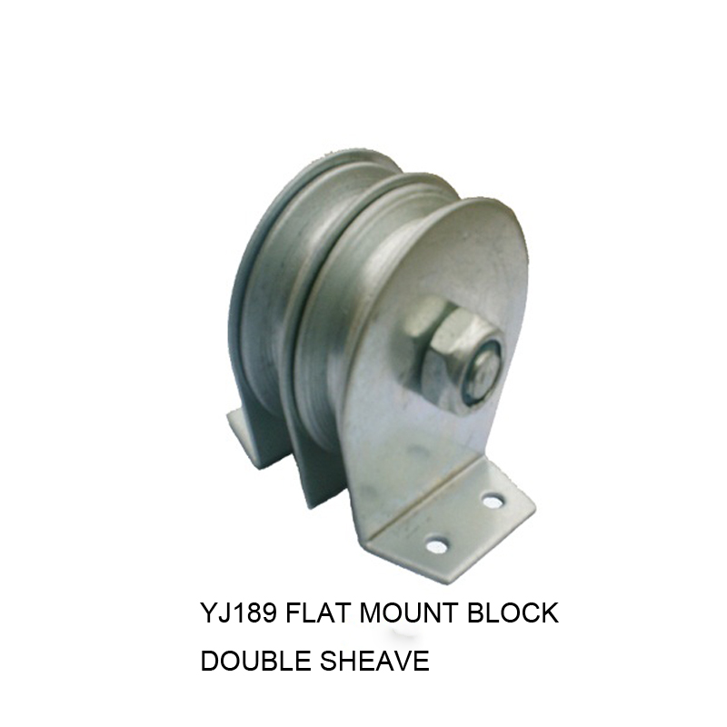 平板平座滑车 双轮
