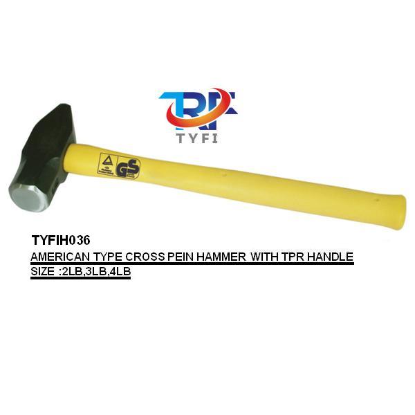 TPR柄八角扁尾锤