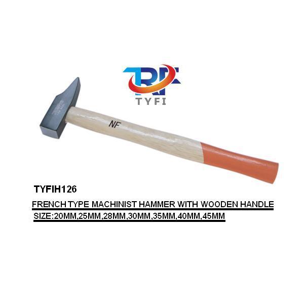 木柄法式钳工锤