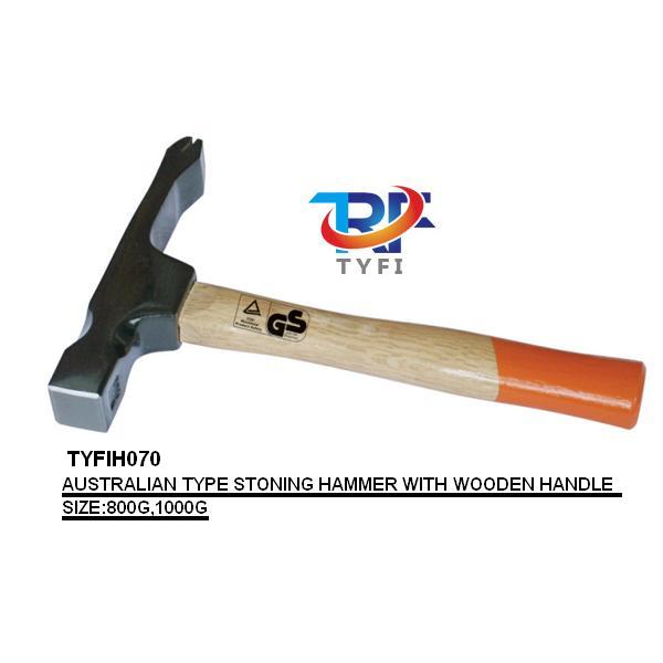木柄澳式石工锤