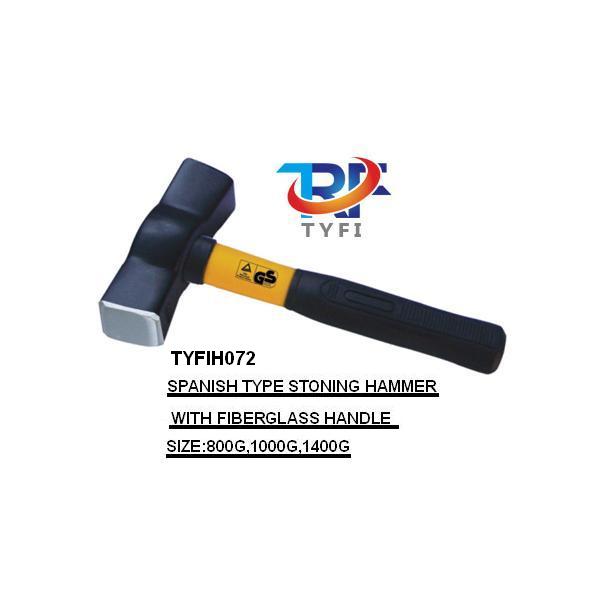 纤维柄西班牙式石工锤